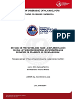 Espinoza Andrea Sanchez Bertha Estudio Prefactibilidad Implementacion Lavanderia PDF