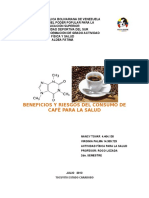 Beneficios y Riesgos Del Cafè