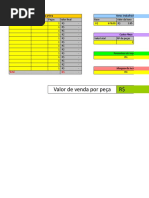 planilha preço artesanato