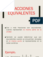 Relación de Orden en Las Fracciones