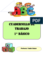 Cuadernillo de Trabajo Letras 1° Bas