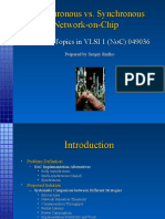 Asynchronous vs. Synchronous Network-on-Chip