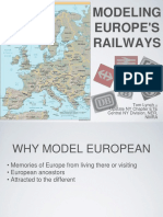Modeling Europe'S Railways: Tom Lynch - Upstate NY Chapter ETE Central NY Division, NER, Nmra