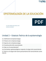 Epistemologia de La Educación