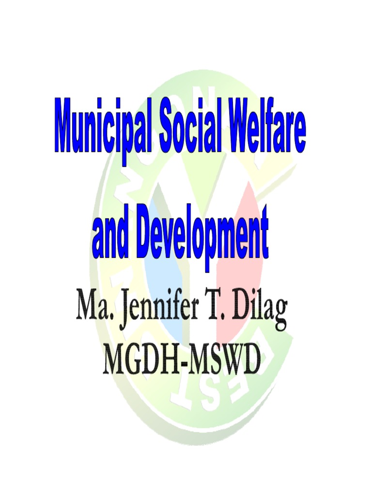 MSWDO Services and New Logo Overview | PDF | Identity Document | Non ...
