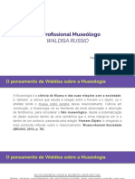 O Profissional Museólogo WALDISA RUSSIO