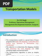 DS-Session-Transportation Models and Transshipmnet