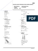 Matematika Dasar Pembahasan SNMPTN