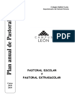 Plan Anual de Pastoral (Primaria) 18-19