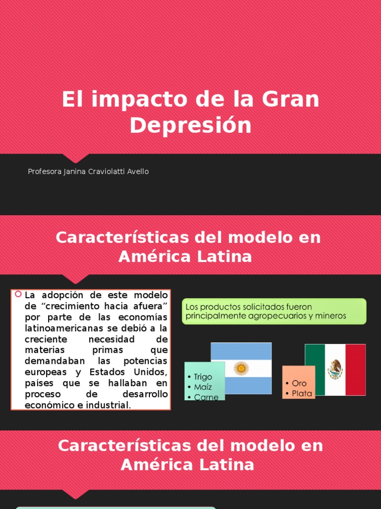 Efectos de la Gran Depresión en Chile | PDF | Gran depresion | Balance ...