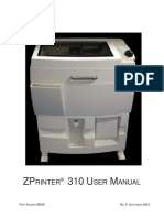 ZPrinter 310 User Manual PDF