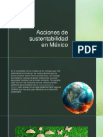 Acciones de Sustentabilidad en Mexico