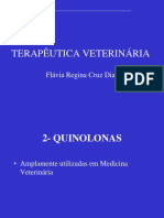 Terapêutica veterinária com quinolonas e nitroimidazóis