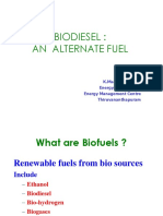 Biodiesel: An Alternate Fuel: K.Madhusoodanan Energy Technologist Energy Management Centre Thiruvananthapuram