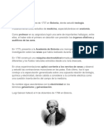 Luigi Galvani, pionero de la bioelectricidad