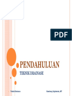 Teknik Drainase Pendahuluan