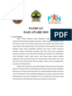 Panduan Dasi Award 2019