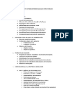 Estructura Del Proyecto o Propuesta de Cableado Estructurado