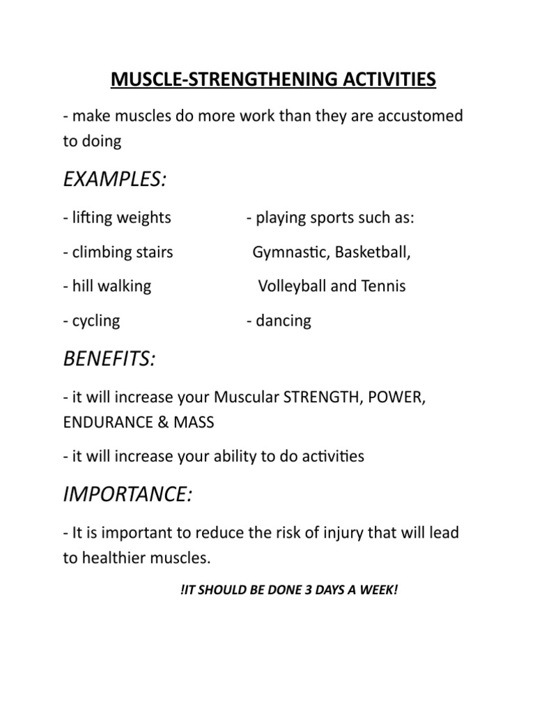 Muscle Strength Wps Office | PDF