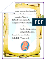 Desarrollo Prenatal - Monografia
