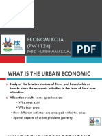 Ekonomi Kota (PW1124) : Farid Nurrahman S.T.,M.SC