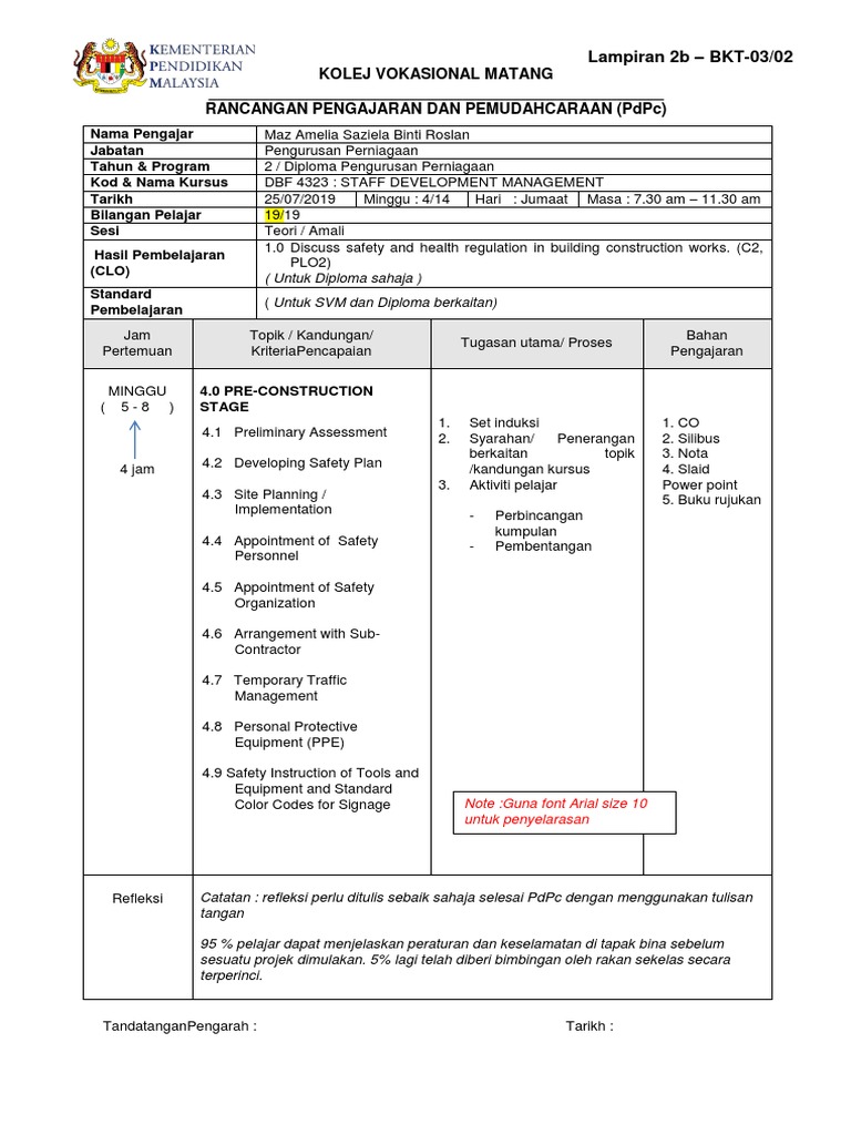 RPH (Staff Development) PDF Business