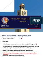 EEE F211 Orientation1 Cycle PDF