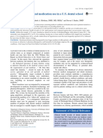 Medical Conditions and Medication Use in A US Dental School Clinic Population