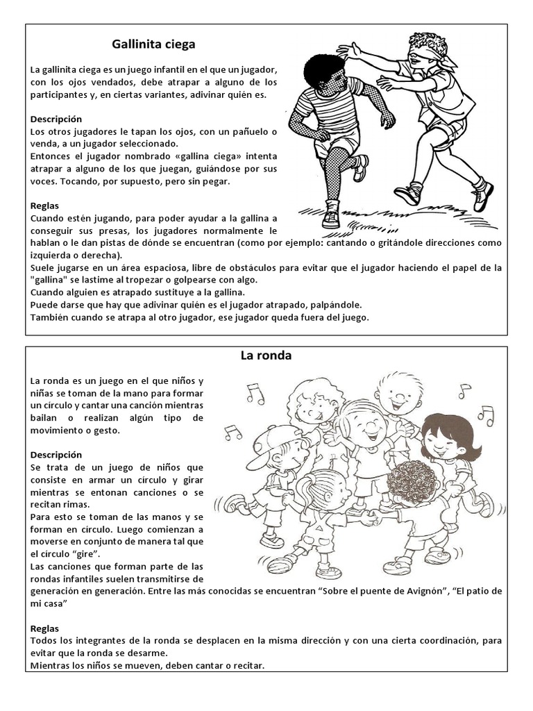 Juegos Tradicionales Para Ninos