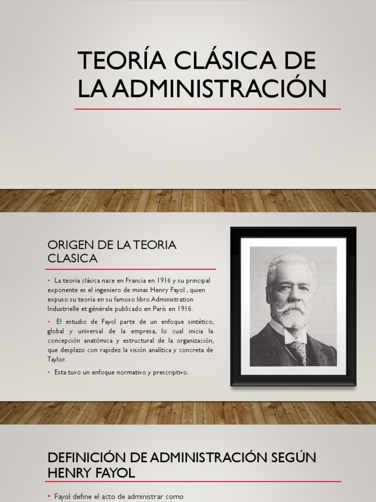 Teoria clasica de la administracion autor_teoria_online