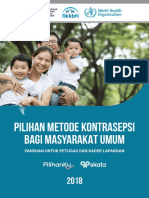 Pilihan Metode Kontrasepsi Bagi Masyarakat Umum - Skata PDF