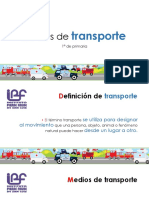 Medios de Transporte