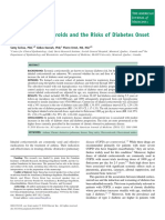 Inhaled Corticosteroids and The Risks of Diabetes Onset and Progression