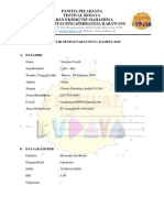 Formulir Pendaftaran Duta Kampus 2019