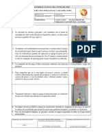 Instructivo de Operacion de Escarificadora