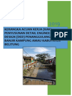 KAK-Penyusunan Detail Engineering Design (DED) Penanggulangan Banjir