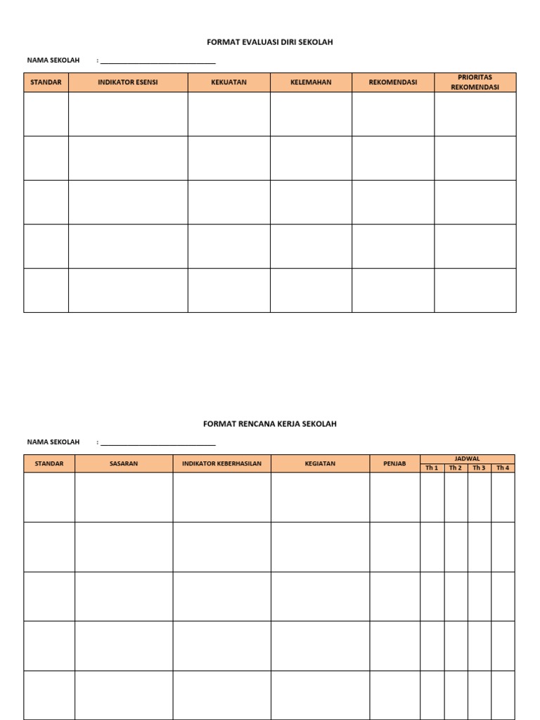 Contoh Format Format RKS | PDF