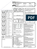 Gunslinger LVL 5 Folk Hero Nipun: Human