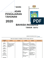 SOW ENGLISH YEAR 1 2020 by RozayusAcademy