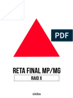 Raio X Edital MPMG - Sem