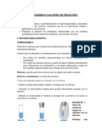 Termoquímica Laboratorio