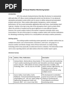 Literature Survey On Weather Monitoring System Using Raspberry Pi