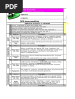 Sector Assessed:: SPS Assessment Date