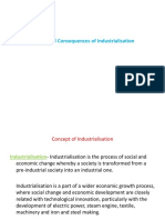 Causes and Consequences of Industrialisation