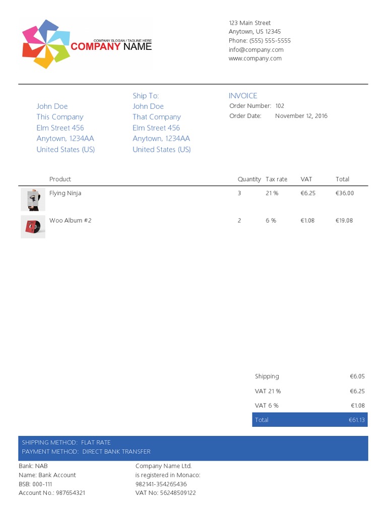 Modern Invoice New | PDF