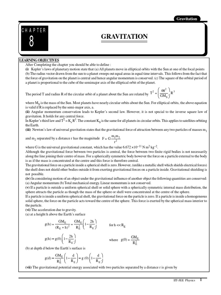 Kepler's Laws and Gravitational Forces | PDF | Orbit | Newton's Law Of ...