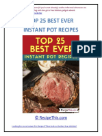 Top 25 Best Ever Instant Pot Recipes: Add New Recipes To Our Blog and Also Get A Free Kitchen Gadgets Ebook