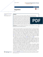 Post-Merger Integration: Researchprimer Open Access