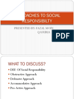 Presentation Approaches To Social Responsibilty