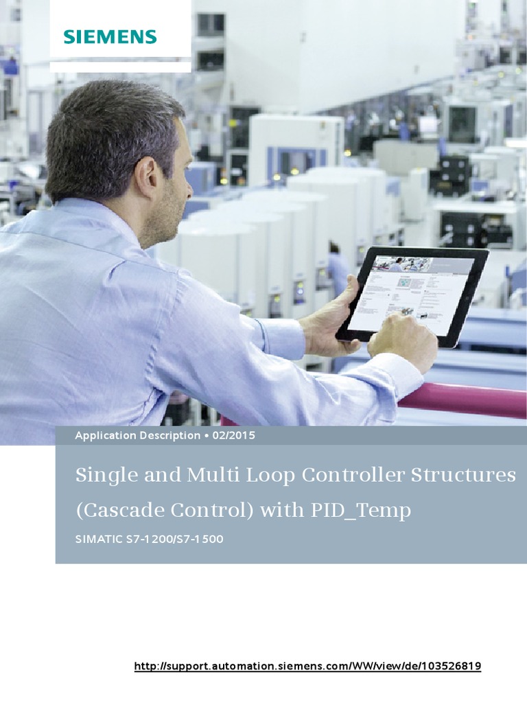 Single and Multi Loop Controller Structures (Cascade Control) With PID ...